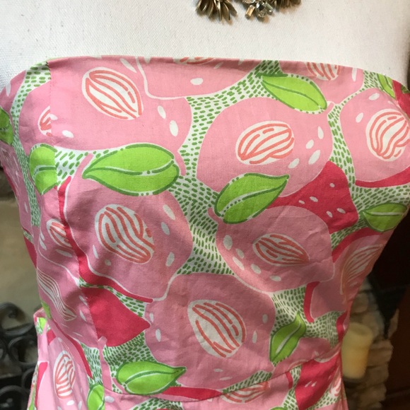 Lilly Pulitzer Sabrina Strapless Dress Size 2 - Picture 3 of 8